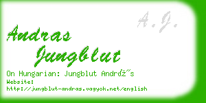 andras jungblut business card
